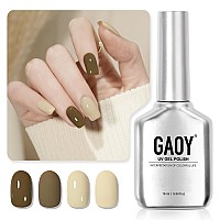 Gaoy Gel Nail Polish 16Ml 2 Colors 2074 2075 Green Chartreuse Soak Off Uv Gel Polish Set For Nail Art Diy Manicure At Home Ser