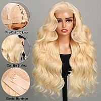 Superlook 5X6 613 Lace Front Wig Human Hair 240 Density Blonde Lace Front Wigs Human Hair Wear And Go Glueless Wigs Human Hair