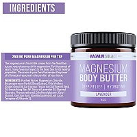 Magnesium Body Butter Nighttime Magnesium Cream Lightly Scented Lavender