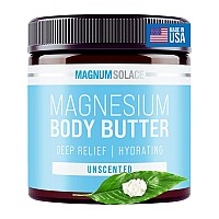 Magnesium Body Butter Nighttime Magnesium Cream Lightly Scented