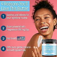 Magnesium Body Butter Nighttime Magnesium Cream Lightly Scented