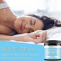 Magnesium Body Butter Nighttime Magnesium Cream Lightly Scented