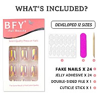 Short Press On Nails Nude Pink Square Fake Nails Pearl Chrome Pink Acrylic Nails Shiny Glossy Gel False Nails Kits Salon Quali