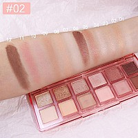 Amys Diary 12Color Nude Pink Eyeshadow Palette For Versatile Daytonight Looks Blendable Longlasting And Highly Pigmente