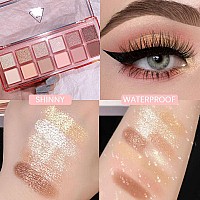 Amys Diary 12Color Nude Pink Eyeshadow Palette For Versatile Daytonight Looks Blendable Longlasting And Highly Pigmente