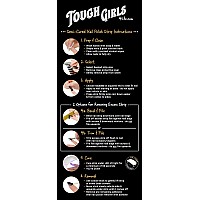 Tough Girls 22 Premium Semicured Gel Nail Polish Strips Wapplication Accessories Nude Cateye