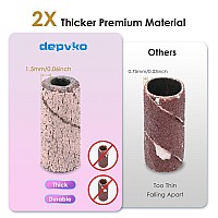 Upgradedepvko 120Pcs Small Sanding Bands For Nail Drills With 2Pcs 31Mm Mandrel Nail Drill Bits 120 Medium Grit Nail File Sa