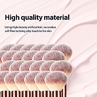 3Pack Dualended Makeup Brushes For Contouring Blending And Bronzing Angled Foundation Brush And Concealer Brush Premium Luxe Ha