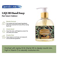 Romiie Zoi Liquid Hand Soap With Gift Box Pure Natures Embrace Tropical Paradise 260Ml 87 Floz Pack Of 3