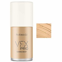 Farmasi Vfx Pro Foundation Full Coverage Liquid Cream Lightweight Long Lasting Coverage Breathable Skin Moisturizer With Colo