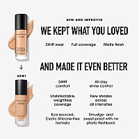 Bareminerals Barepro 24Hr Wear Matte Liquid Foundation Mineral Spf 20 Full Coverage Matte Finish Breathable Makeup For Face V