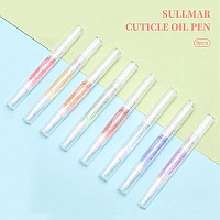 Sullmar Nail Oil Cuticles Pens Nail Care Kit 8 Smell Cuticle Pen Nail Nutrition Oil Pen Nail Art Professional Manicure Set For N