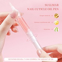 Sullmar Nail Oil Cuticles Pens Nail Care Kit 8 Smell Cuticle Pen Nail Nutrition Oil Pen Nail Art Professional Manicure Set For N