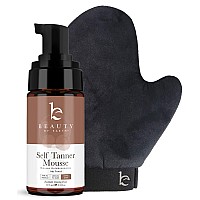 Self Tanner Tanning Mousse Kit Usa Made With Natural Organic Ingredients Self Tanner Mousse And Mitt Self Tan Kit Tanning