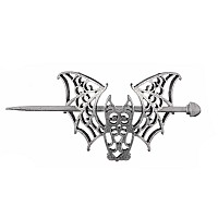 Haquil Bat Hair Clip Fashion Punk Gothic Hairpin With Viking Design Men Women Jewelry Gift