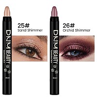 Evpct 2Pcs Cream Eyeshadow Sticks Set For Eyes Waterproof Sand Shimmer Orchid Shimmer Matte Eye Shadow Stick Pencil Pen Bulk