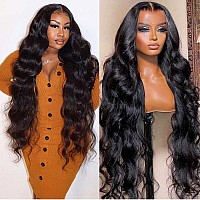 Caijuxing 32 Inch 13X6 Lace Front Wigs Human Hair Body Wave Hd Lace Frontal Wigs Human Hair Body Wave Lace Front Wigs For Women