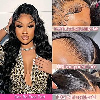 Caijuxing 32 Inch 13X6 Lace Front Wigs Human Hair Body Wave Hd Lace Frontal Wigs Human Hair Body Wave Lace Front Wigs For Women