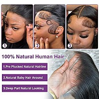 Caijuxing 32 Inch 13X6 Lace Front Wigs Human Hair Body Wave Hd Lace Frontal Wigs Human Hair Body Wave Lace Front Wigs For Women