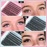 30D40D50D Lash Clusters 640Pcs Individual Lashes Cluster Eyelash Extensions 818Mix Diy Lash Extension D Curl Wispy False Eyel