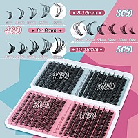 30D40D50D Lash Clusters 640Pcs Individual Lashes Cluster Eyelash Extensions 818Mix Diy Lash Extension D Curl Wispy False Eyel