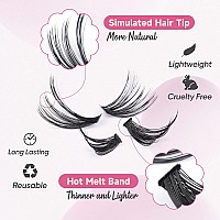 30D40D50D Lash Clusters 640Pcs Individual Lashes Cluster Eyelash Extensions 818Mix Diy Lash Extension D Curl Wispy False Eyel