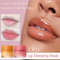 Lip Mask Overnight Lip Sleeping Mask Lip Mask With Vitamin C Antioxidants Improves Dryness Hydrating Prevention Dry And Cr