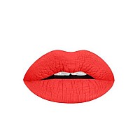 Aromi Orange Liquid Lipstick Bright Red Tangerine Lip Color With Matte Finish Long Lasting Lipstick Vegan Crueltyfree Hand