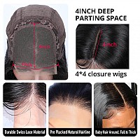 Larima Straight Bob Wig 4X4 Hd Lace Closure Glueless Wigs Human Hair Wear And Go Pre Plucked With Baby Hair Blunt Cut Short Bob