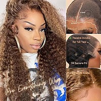 Nadula Pre Everything Glueless 13X4 Precut Lace Front Wig Highlight Honey Blonde Bye Bye Knots Human Hair 0Glue Lace Frontal C