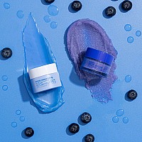 W7 Sweet Dreams Lip Scrub Overnight Lip Mask Duo 2Pcs Set Blueberry Flavour Exfoliate Condition Soothe Hydrate