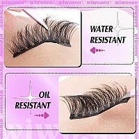 Wiwoseo Self Adhesive Eyelashes No Glue Need False Lashes Natural Look Lash Extensions Reuseable Selfadhesive Eyelashes Wispy F