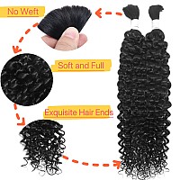 Water Wave Bulk Human Braiding Hair No Weft Unprocessed Brazilian Virgin Human Hair Extensions Human Hair For Braiding No Weft