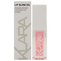 Klara Cosmetics Strawberry Lip Glow Oil - 0.2 oz Hydrating