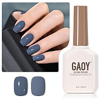 Gaoy Blue Gel Nail Polish 16Ml Soak Off Gel Polish Uv Light Cure For Nail Art Diy Manicure At Home 1271 Blue Borealis