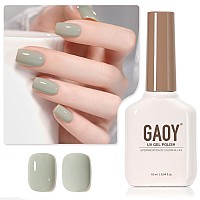 Gaoy Jelly Gray Gel Nail Polish 16Ml Sheer Natural Translucent Soak Off Gel Polish Uv Light Cure For Nail Art Diy 2069 Pearl