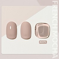 Gaoy Brown Gel Nail Polish 16Ml Soak Off Gel Polish Uv Light Cure For Nail Art Diy Manicure At Home 2072 French Mocha