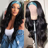 Catti Headband Wig Human Hair Body Wave Headband Wigs For Black Women 30 Inch Non Lace Front Wig Unprocessed Brazilian Virgin Hu