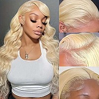 Arietis 613 Blonde Glueless Wigs Human Hair Pre Plucked 13X4 Hd Transparent Lace Front Wigs Human Hair 250 Density Body Wave Fr