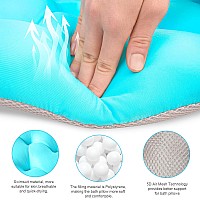 Luxury Full Body Bath Pillow For Bathtub Bath Pillows For Tub With Mesh Laundry Bag Nonslip Suction Cups Cushion For Bathtu