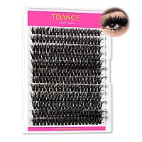 Tdance Thick Lash Clusters 60D Thick Eyelash Clusters D Curl Wispy Individual Lashes 1020Mm Cluster Eyelash Extensions False Mi