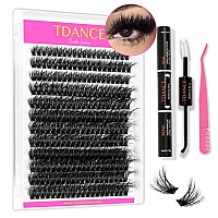 Diy Lash Extension Kit Cluster Lashes Kit With Mega Volume Lash Clusters Lash Applicator Lash Bond And Seal For Diy Eyelash Ex