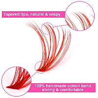 Tdance Diy Lash Extension Kit 280 Pcs Cluster Lashes Kit With 40D 7 Mixed Colored Lash Clusters Lash Bond And Seal Lash Applic