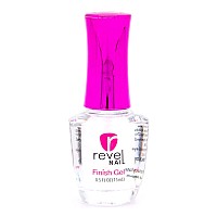 Revel Nail Dip Powder Finish Gel No Uv Finish Gel Top Coat Sealer Dip Power Liquid Step 3 For Longlasting Dip Nail Color C