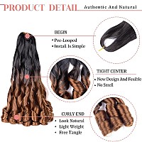 French Curly Braiding Hairloose Wavy Spanish Curly Braiding Hair 20 Inch 75Gpack French Curly Crochet Hair 5 Packs Spiral Curl