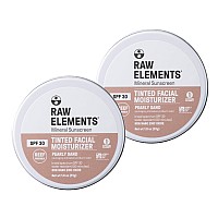 Raw Element Ultramoisturizing Tinted Face Cream Non Toxic Mineral Face Sunscreen Daily Tinted Moisturizer Nonnano Zinc Oxid