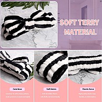 Wsyub Makeup Headband Spa Headband And Wristband Set Headband For Washing Face Self Skin Care Headband For Women Girlsblack