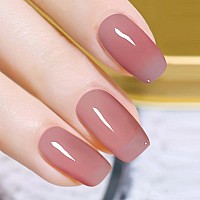 Omainy Jelly Gel Nail Polish Translucent Gel Nail Polish Crystal Jelly Gel Nail Polish Sheer Gel Nail Polish Soak Off Uv Led Nai