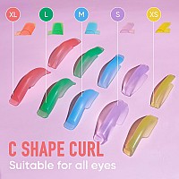 Libeauty Eyelash Lift Pads Reusable Silicon Lash Perm Rod 5 Sizes Lcurl Eyelash Lifting Shield Diy Use At Home Or Salon Lash Pe