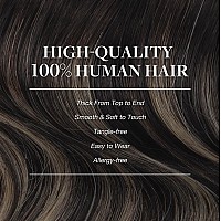 Goo Goo Clip In Hair Extensions Real Human Hair Remy Human Hair Extensions Clip Ins For Women Natural Human Hair 22Inch 150G